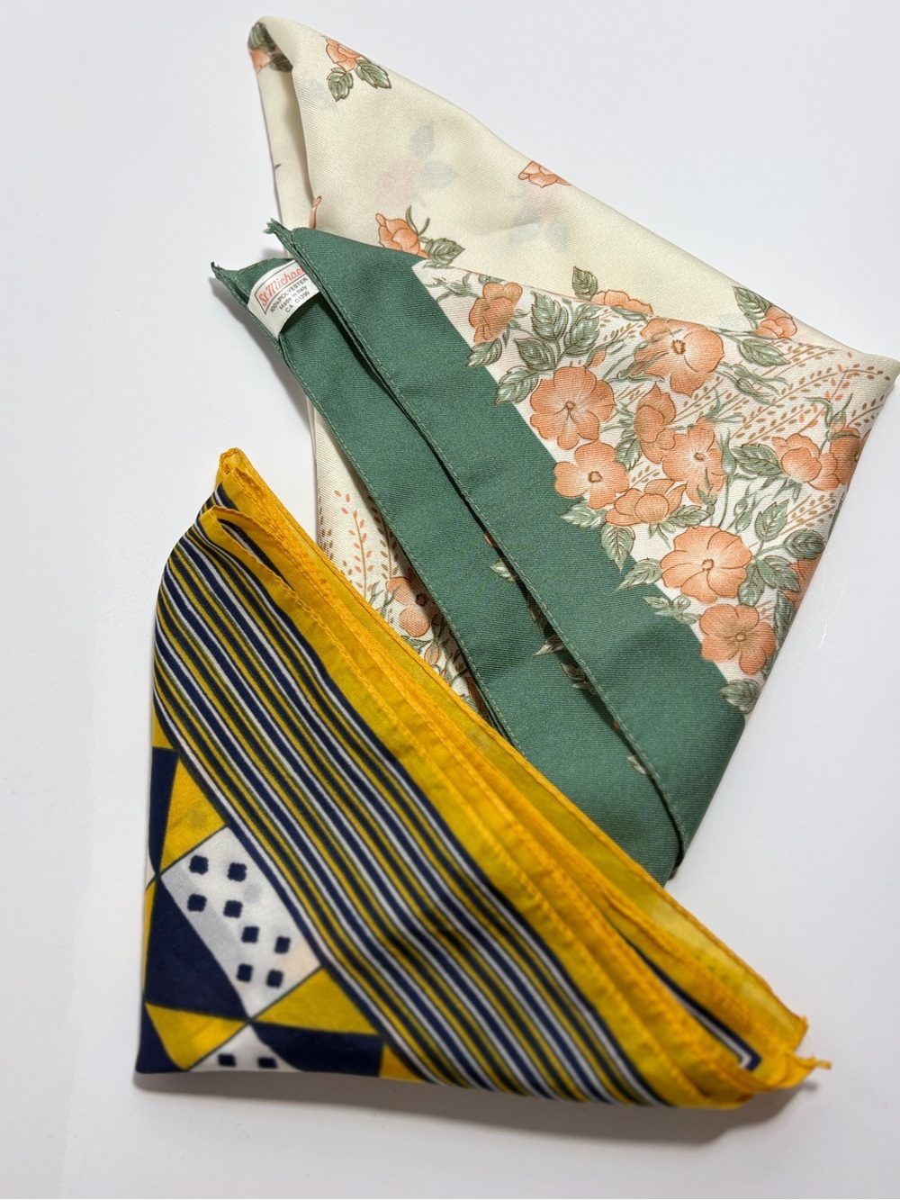 Vintage Made in Italy Scarf Bundle (Set of 2) Floral St Michael & Retro Bandana